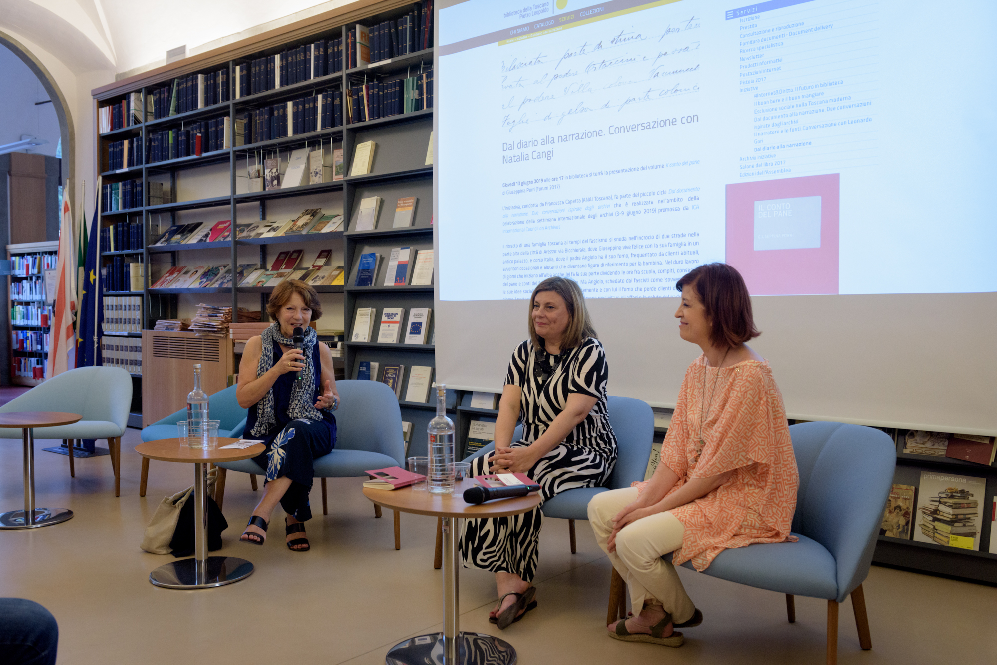 Da sinistra Caterina Del Vivo, Francesca Capetta e Natalia Cangi