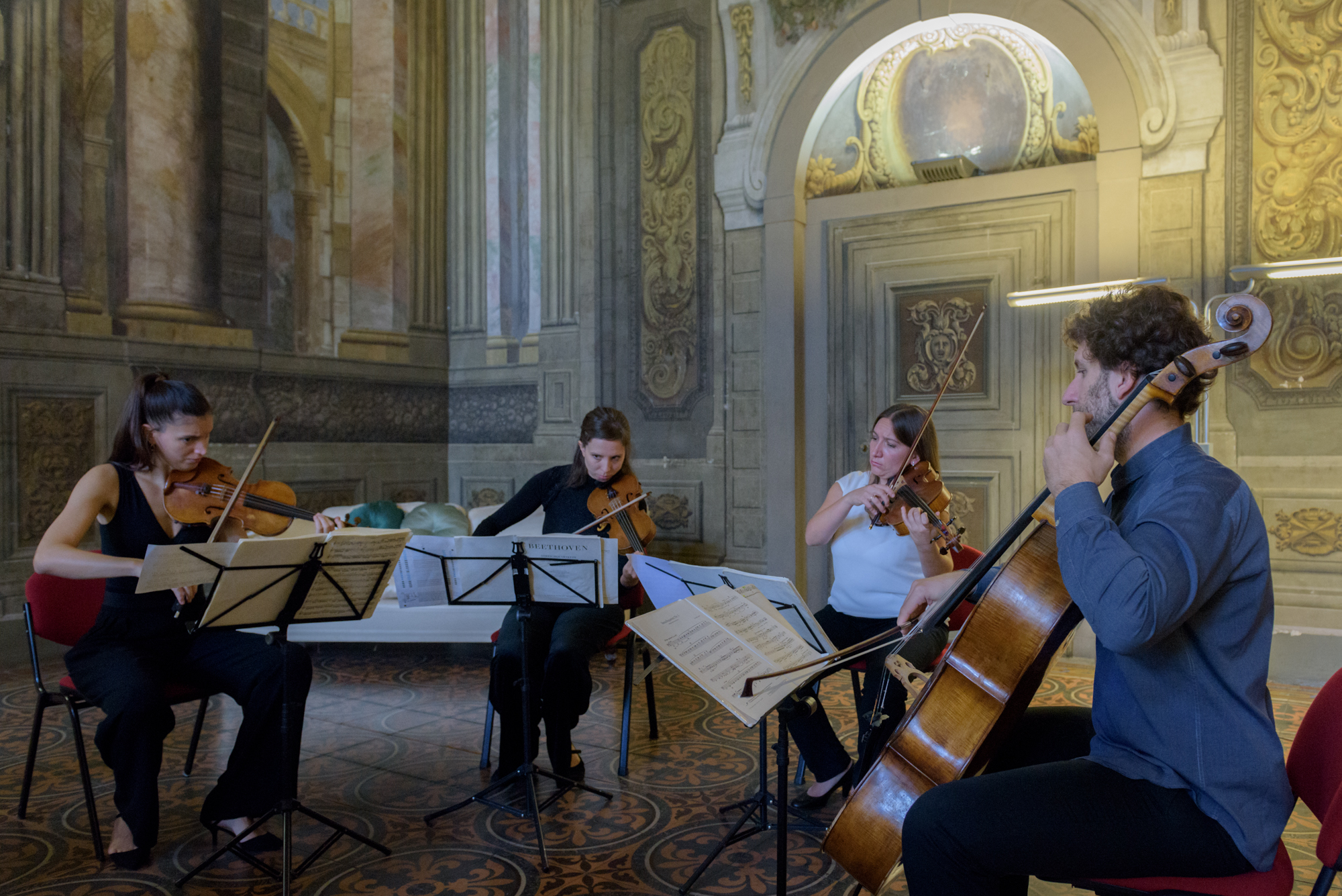 Palazzo Cerretani concerto del Quartetto Lyskamm