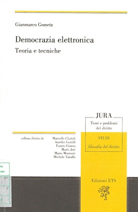 Copertina Democrazia elettronica. Teoria e tecniche
