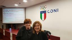 Immagine - La presidente Rosanna Pugnalini, a destra, con Mirella Cocchi