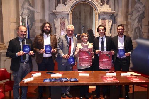 Immagine - Da sinistra: Lapo Cantini, Antonio Ponzo Pellegrini, Eugenio Giani, Brenda Barnini, Enrico Sostegni, Eros Condelli