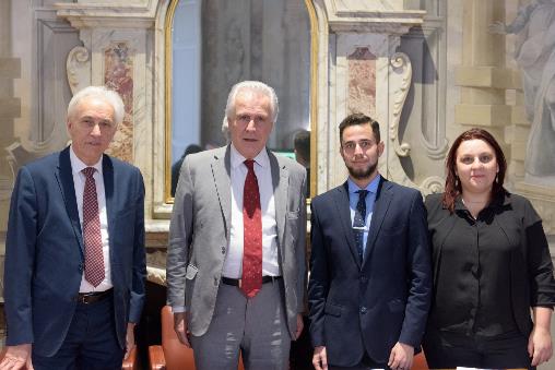 Immagine - I relatori alla presentazione del convegno internazionale di studi sulla favola