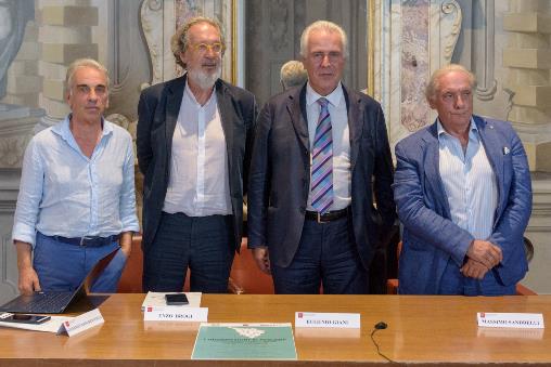 Immagine - Da sinistra: Stefano Casini Benvenuti, Enzo Brogi, Eugenio Giani, Massimo Sandrelli