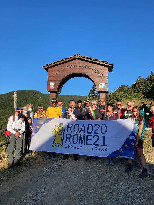 Immagine - Francesco Gazzetti al passo della Cisa