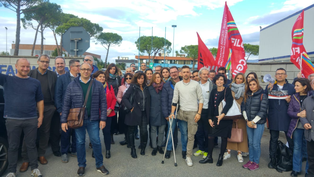 Sit-in dei lavoratori