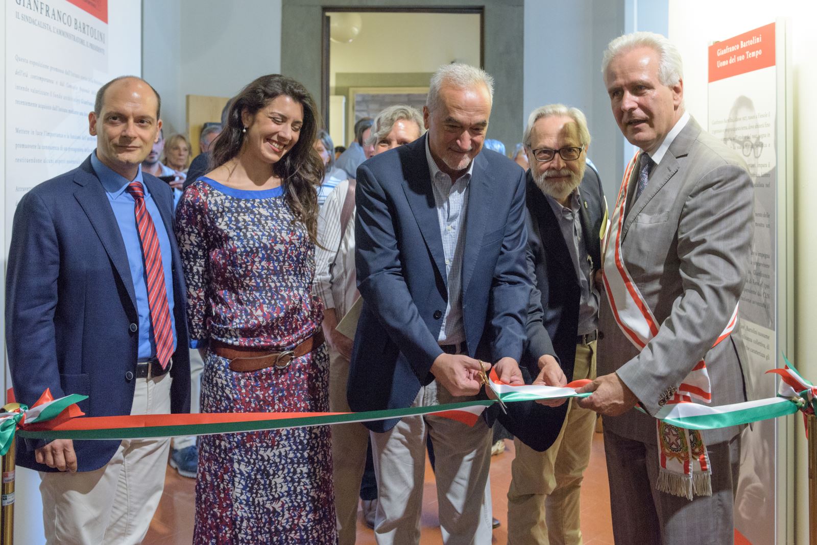 Mostra Bartolini - taglio del nastro