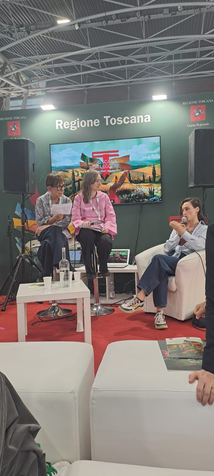 Da sinistra Elena Michelagnoli, Katia Ferri e l