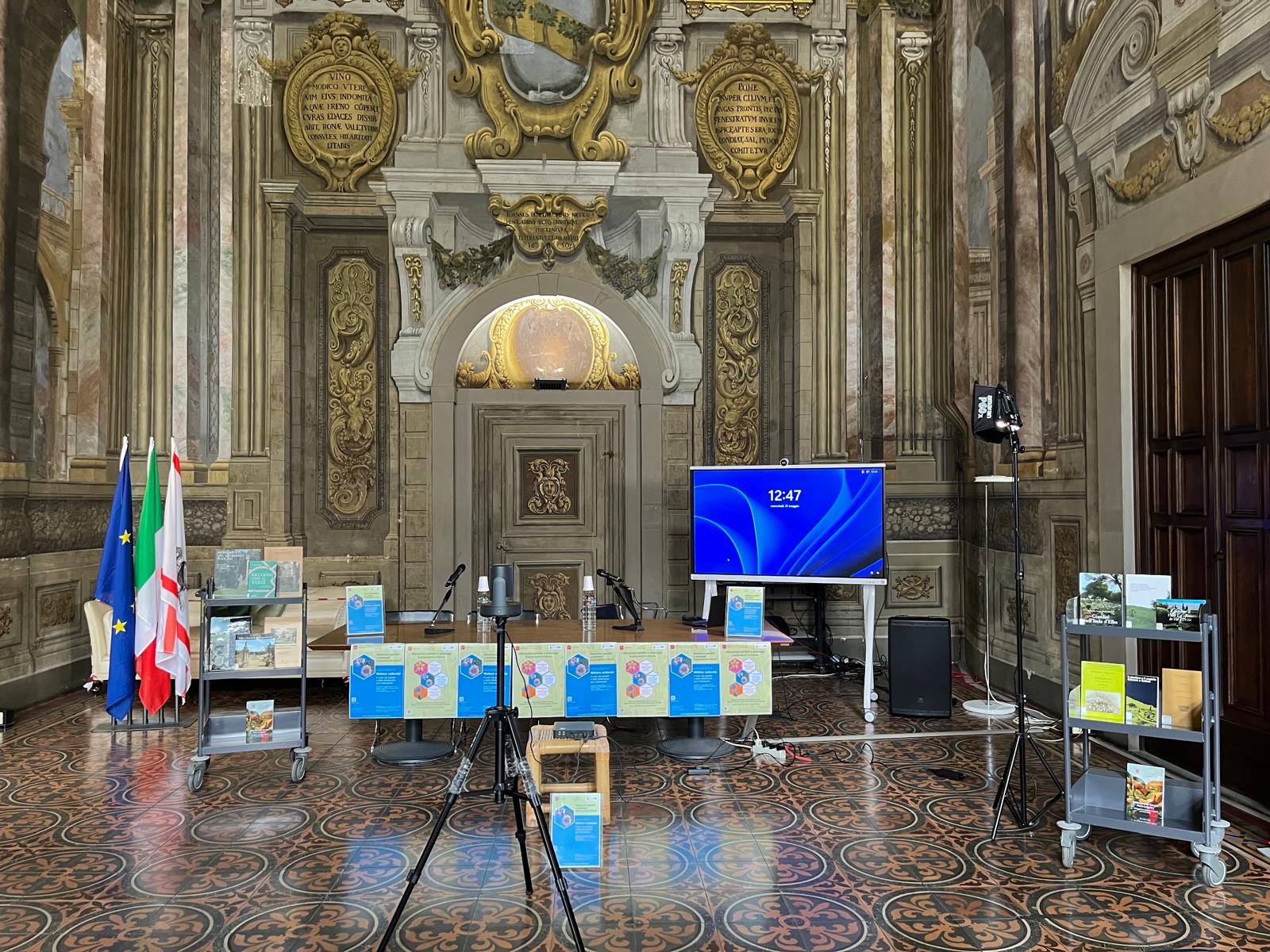 Allestimento sala