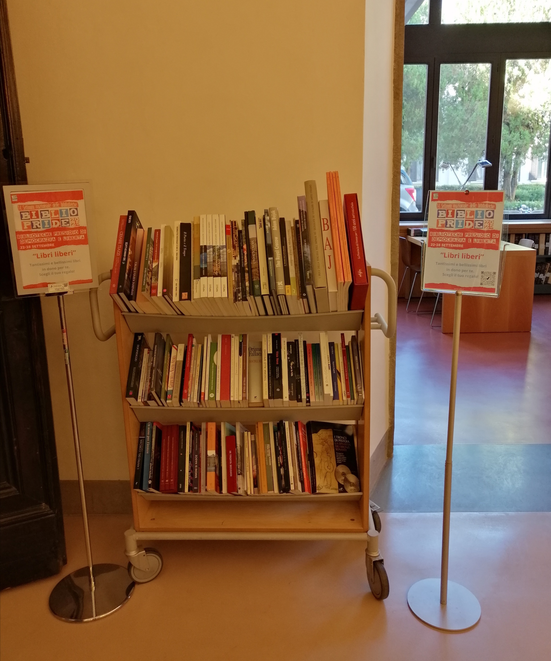 Palazzo Cerretani, “Libri liberi”, libri in distribuzione gratuita