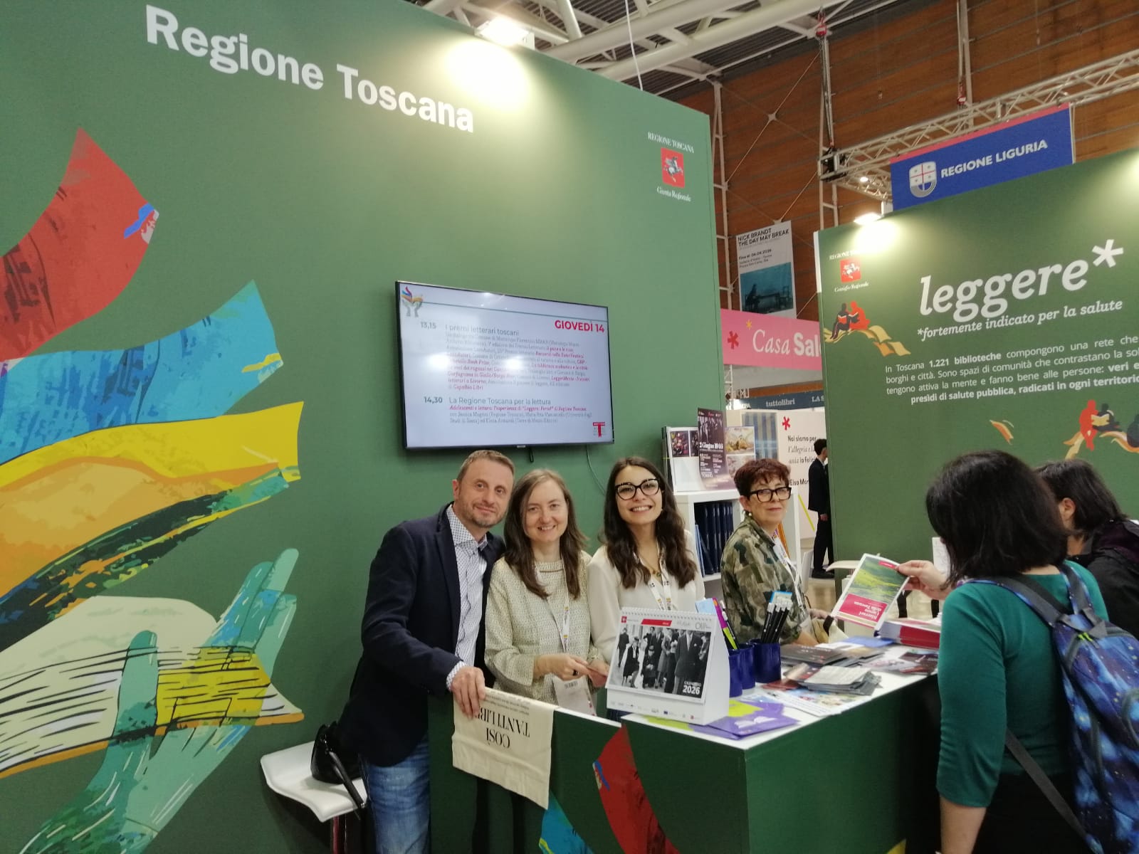 Venerdì 15 maggio 2026, da sinistra Daniele Graziani, Katia Ferri, Claudia Brasile ed Elena Michelagnoli
