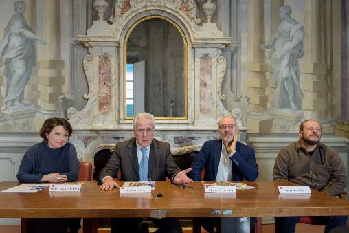 Immagine - Da sinistra: Francesca Tofanari, Eugenio Giani, Giovanni Bogani, Matteo Poggi