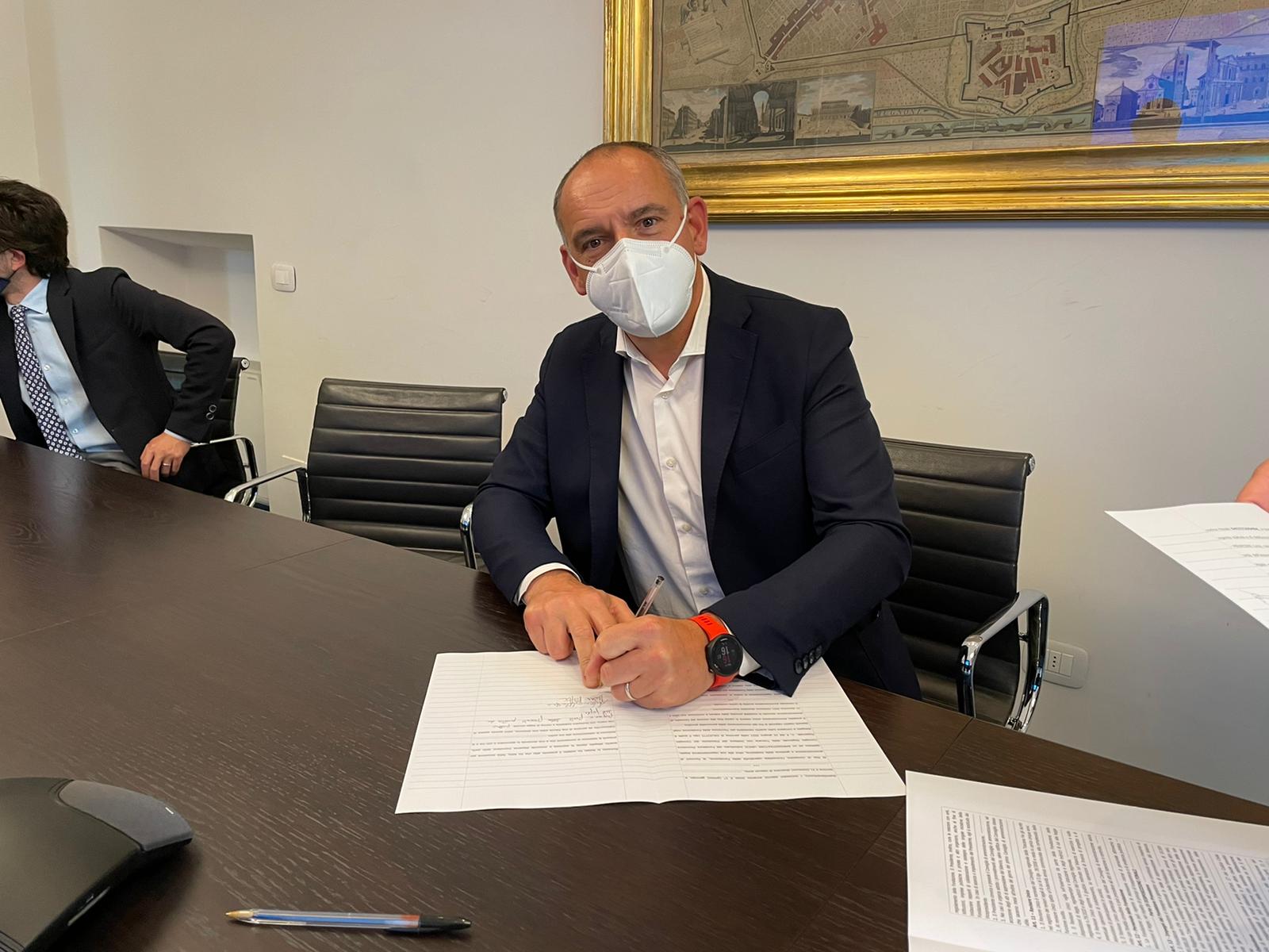 Il presidente di Upi Toscana, Luca Menesini