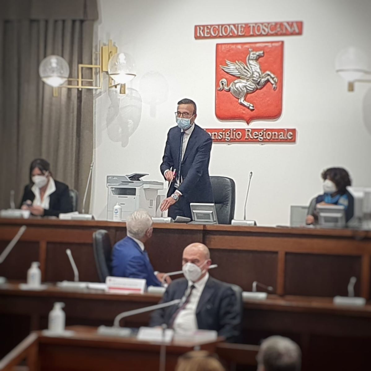 Antonio Mazzeo, presidente del Consiglio regionale della Toscana
