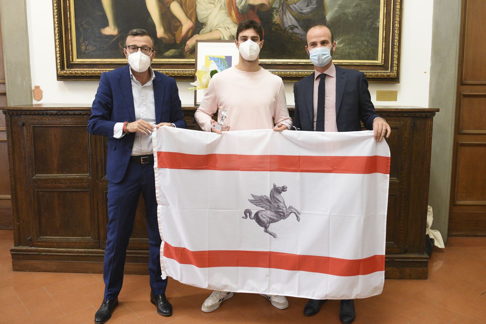da sinistra Antonio Mazzeo, Lorenzo Zazzeri, Andrea Vannucci