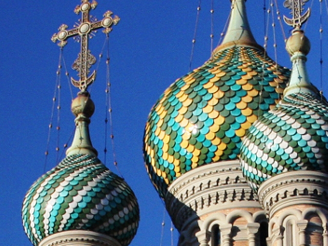 Immagine della chiesa russa ortodossa a Firenze
